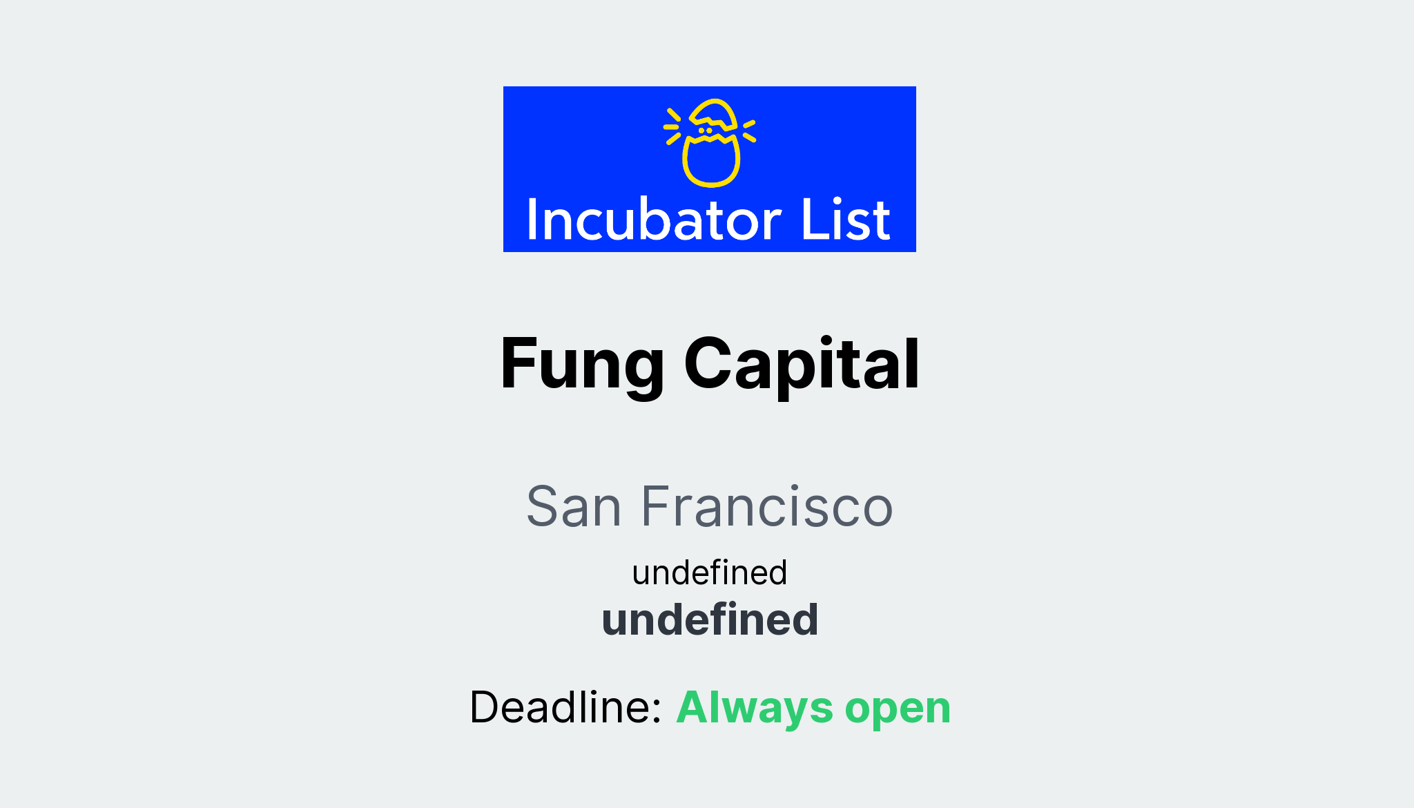 Fung Capital - Key Information