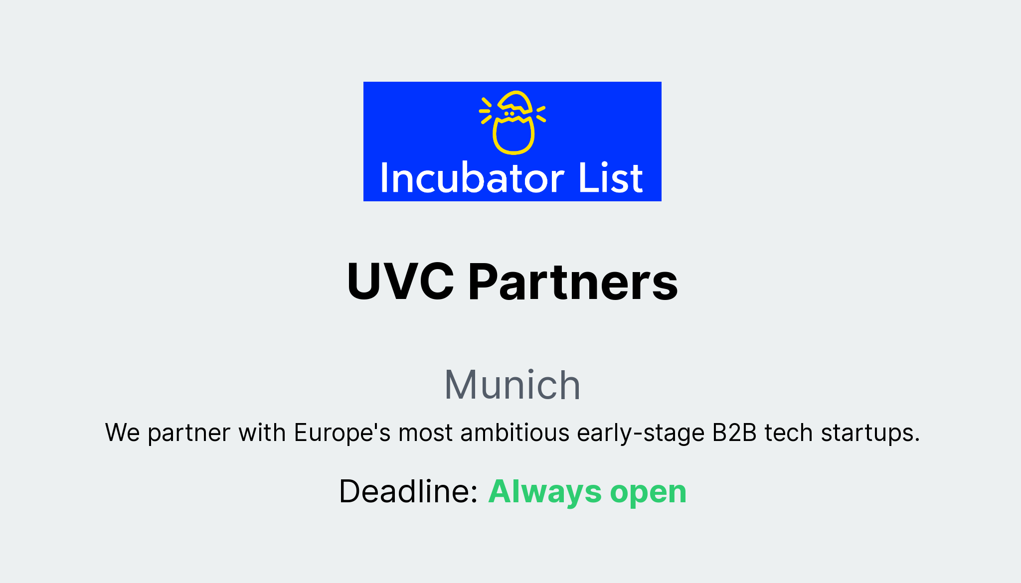 Uvc Partners UVC Partners - Key Information